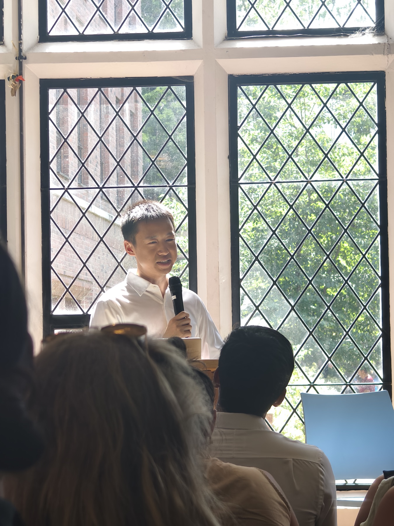 Yihong Zhou speaking during the AI data centres panel